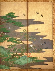 Birds with Autumn and Winter Flowers